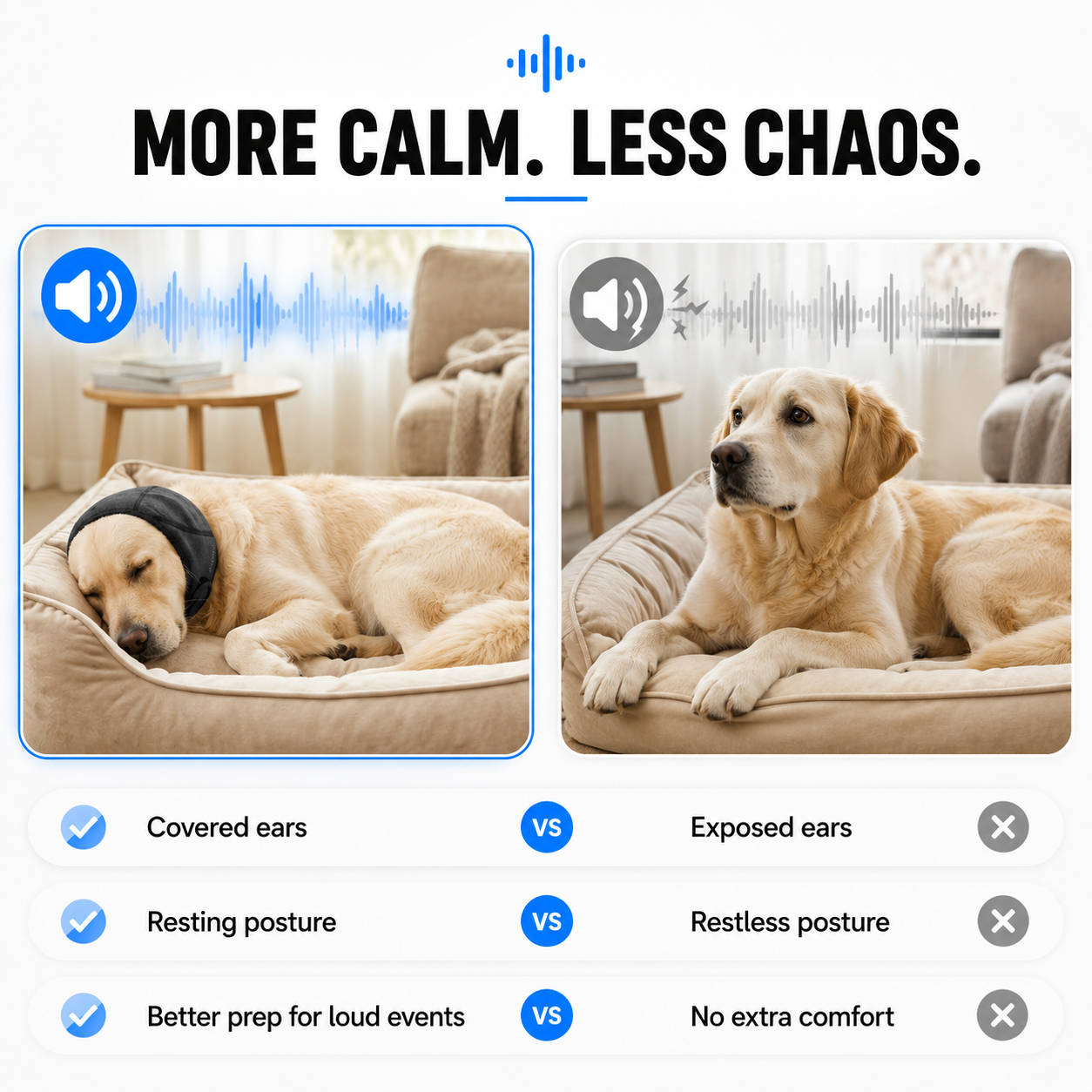 Dog Calming Ear Wrap