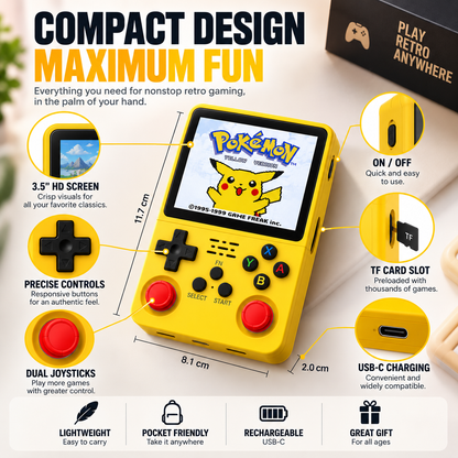 RetroJoy™ Retro Handheld Console