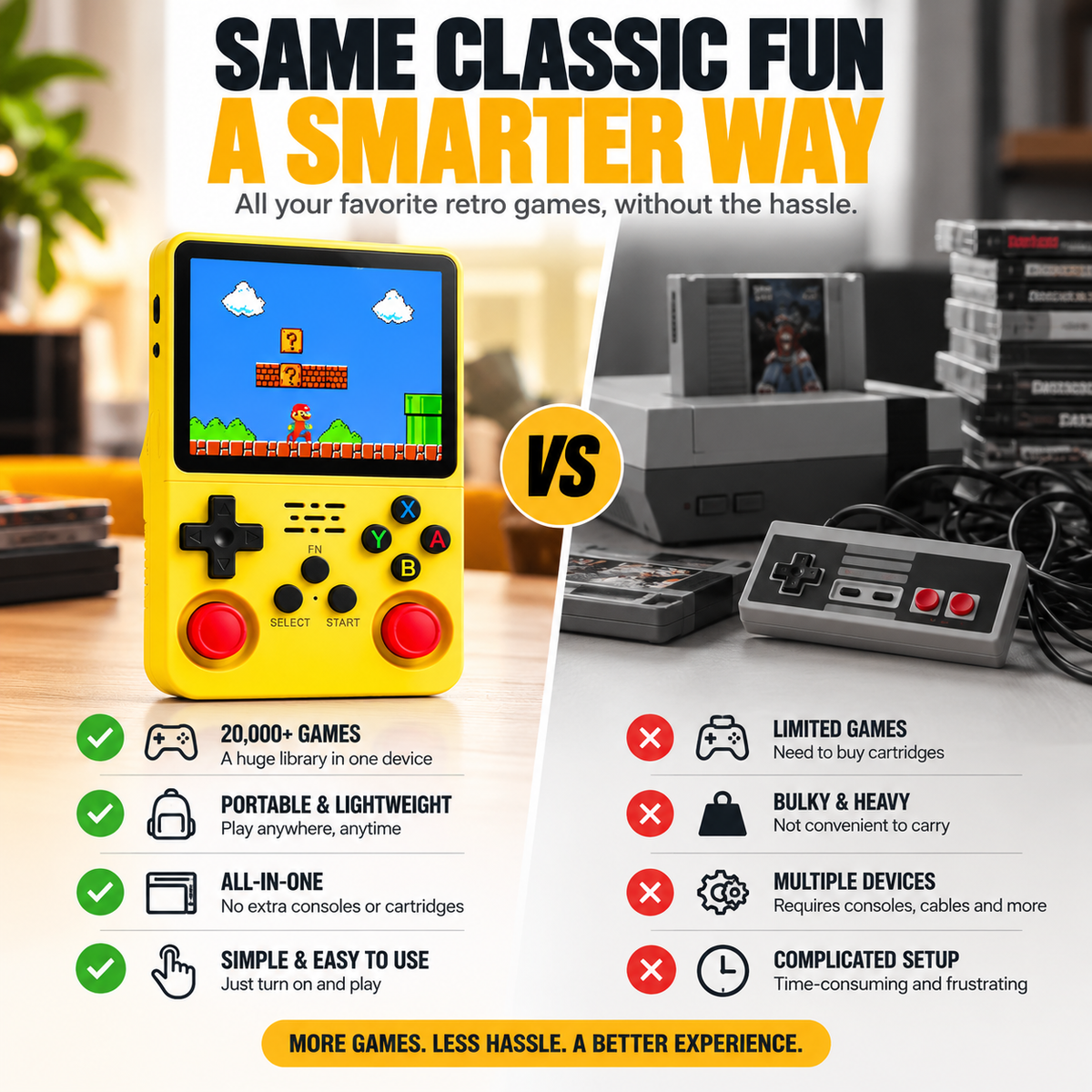 RetroJoy™ Retro Handheld Console